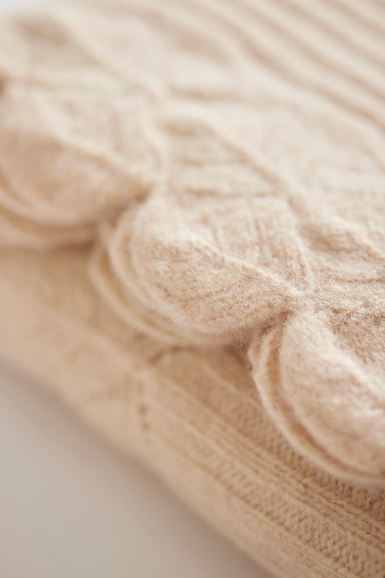 Yak & Merino wool blanket - Beige - Yomestudios