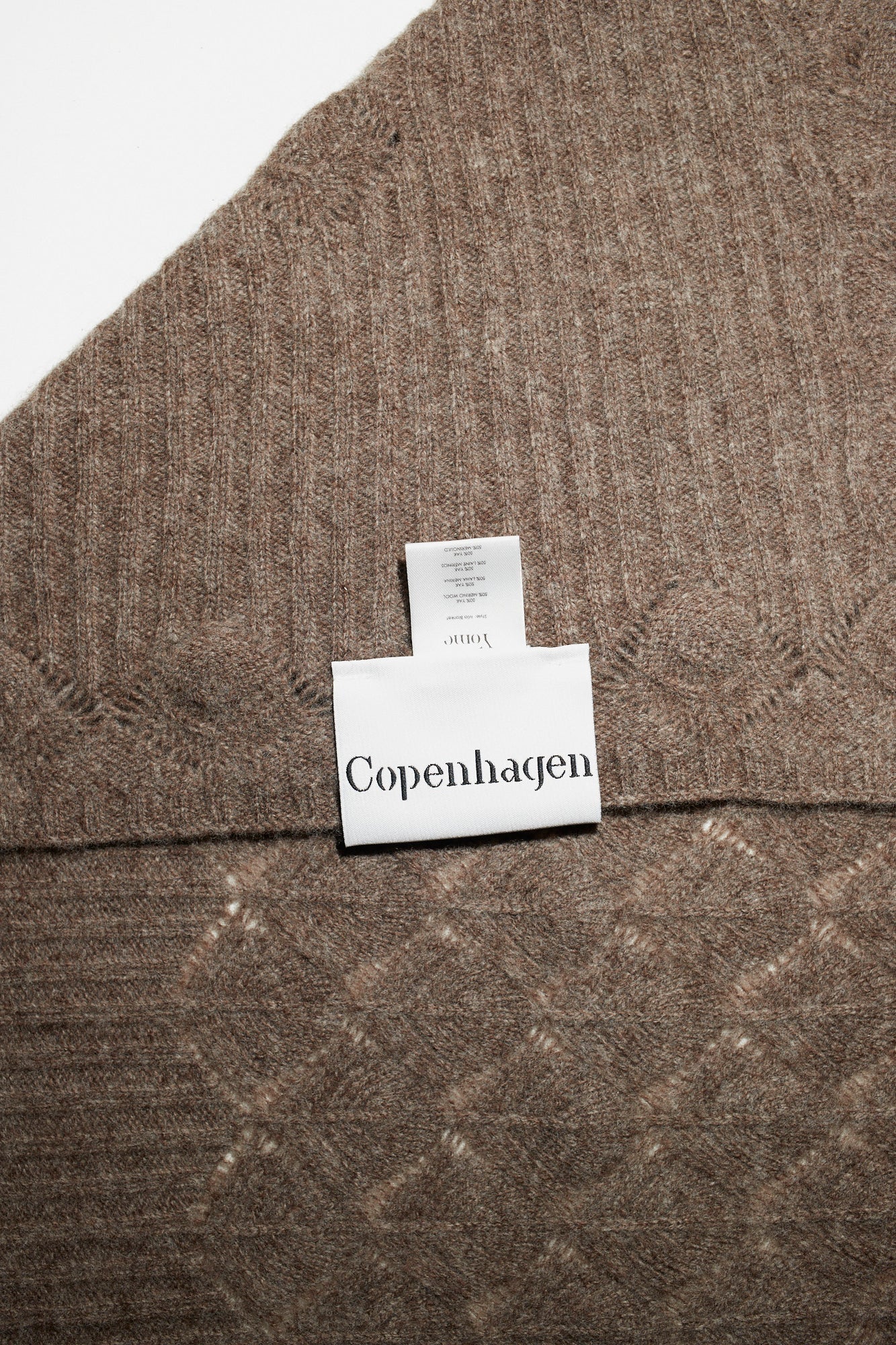 Yak & Merino wool blanket - Brown - Yomestudios