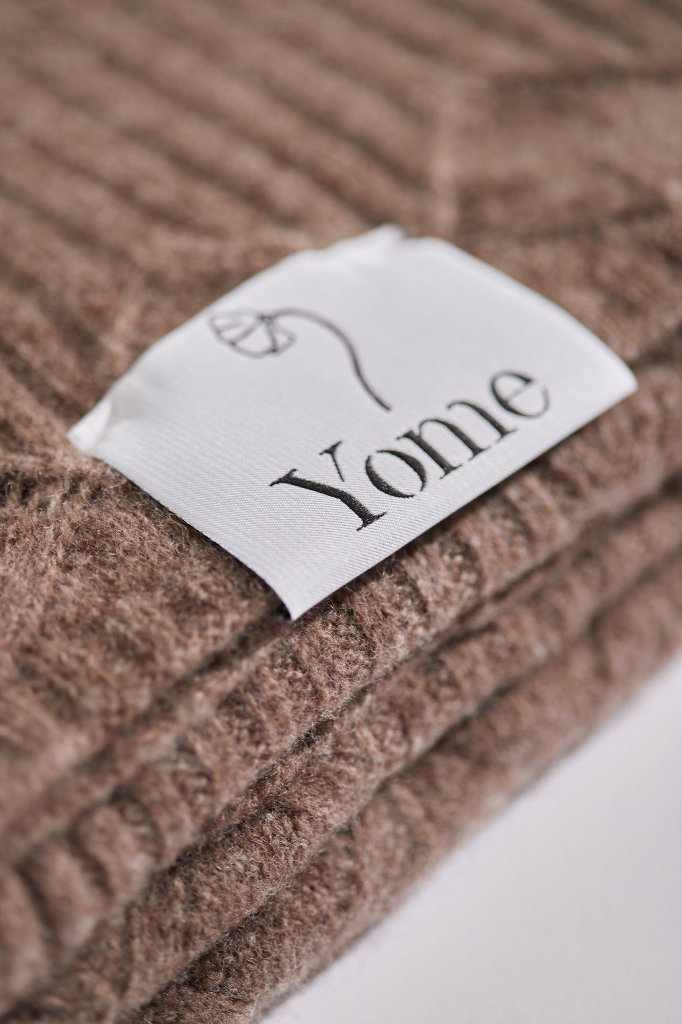Yak & Merino wool blanket - Brown - Yomestudios