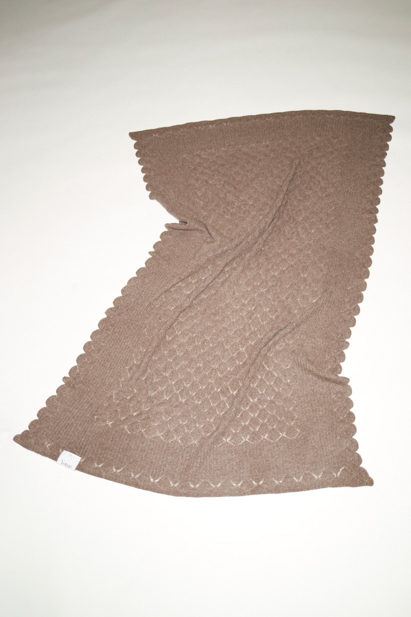 Yak & Merino wool blanket - Brown - Yomestudios