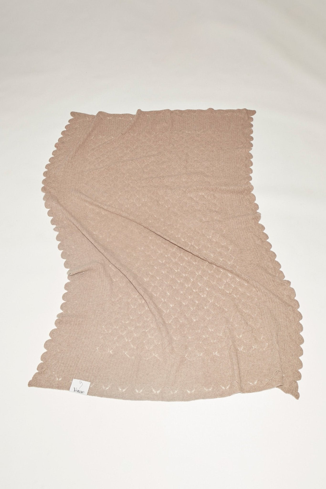 Yak & Merino wool blanket - Light Brown - Yomestudios