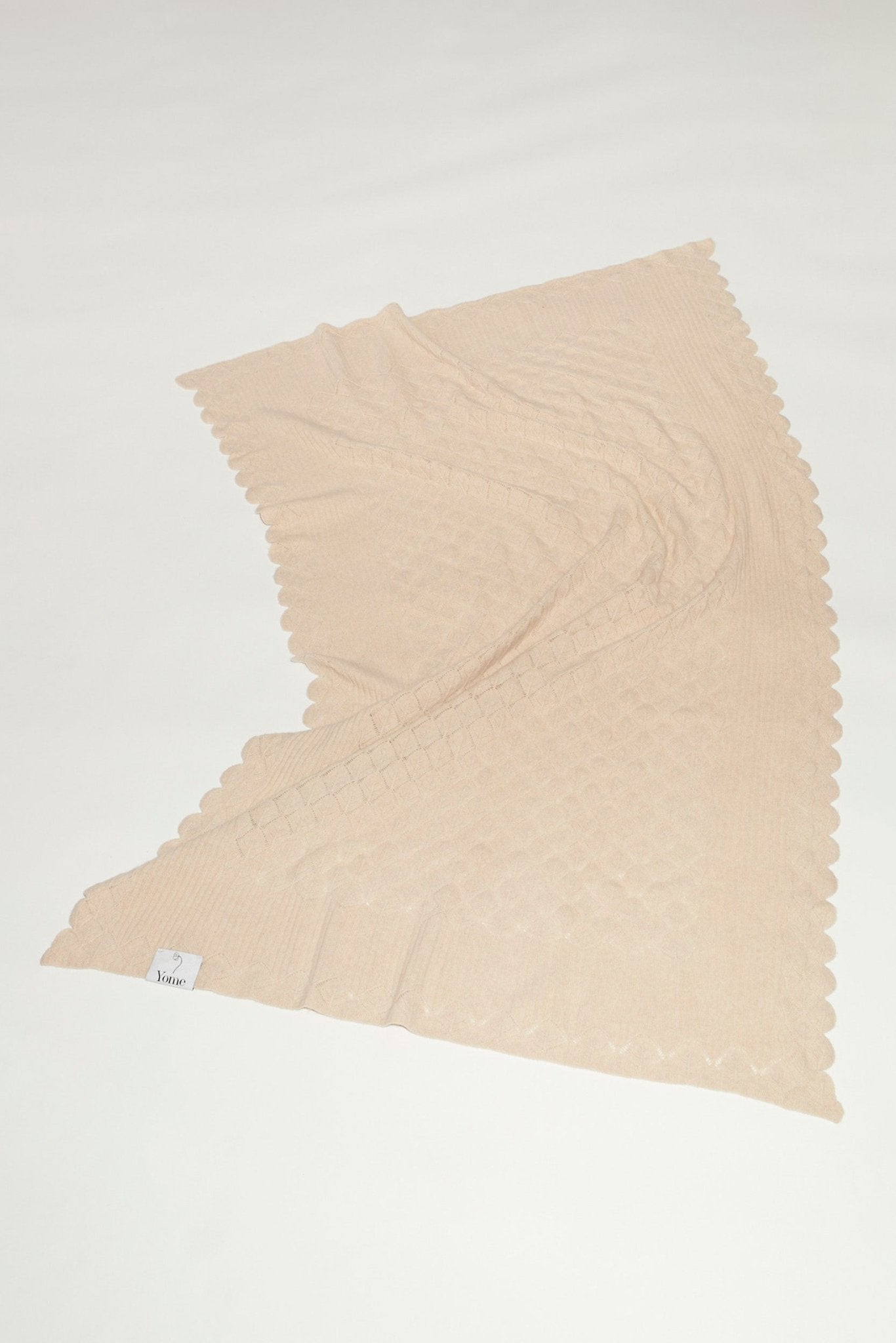 Yak & Merino wool blanket - Beige - Yomestudios