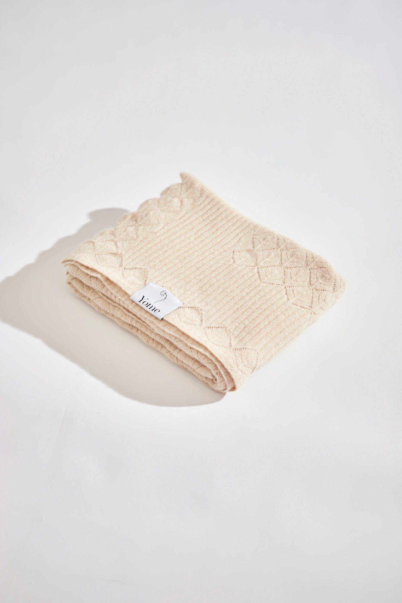 Yak & Merino wool blanket - Beige - Yomestudios