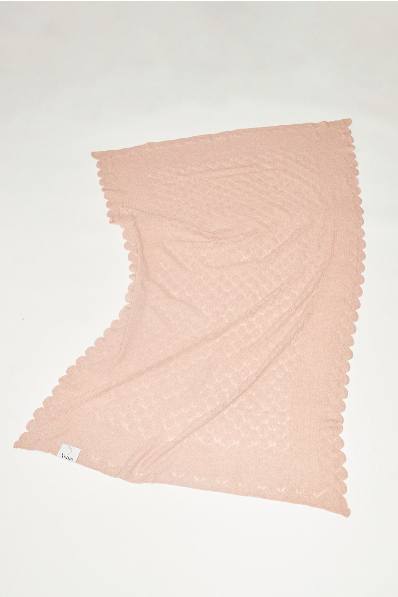 Yak & Merino wool blanket - Rosewater - Yomestudios